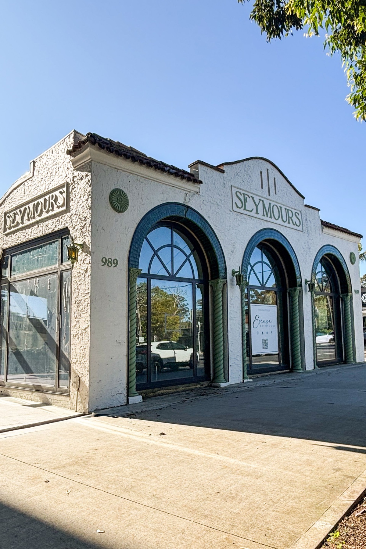 The restored Seymour's Building today, home to Escape Bathhouse